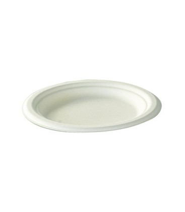 Petite assiette blanche en carton- AV-015 -