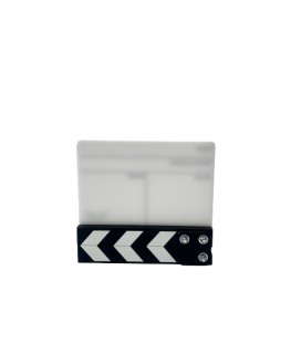 Clap cinéma blanc macro- AV-012 -